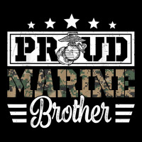 Proud Marine Brother Military Gift For Sister T Shirt Adjustable Cap | Artistshot