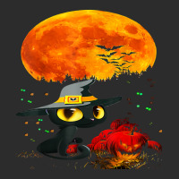 Black Cat Halloween Scary Pumpkins Full Moon Black Cat Lover 51 Exclusive T-shirt | Artistshot