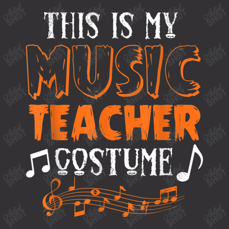 Funny This Is My Scary Music Teacher Halloween Costume Party Retro Vintage Short | Artistshot