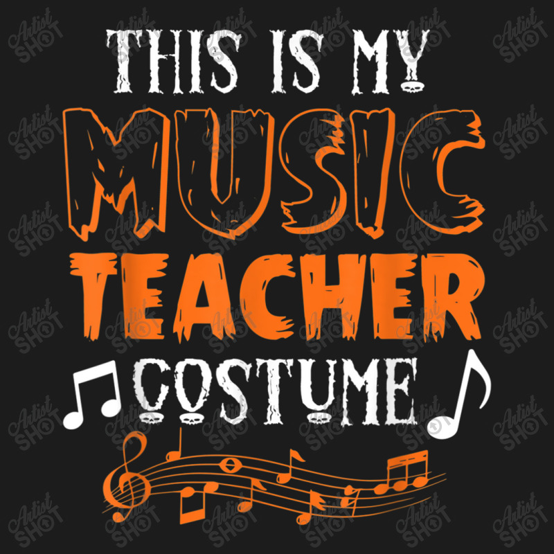 Funny This Is My Scary Music Teacher Halloween Costume Party Retro Hoodie & Jogger Set | Artistshot