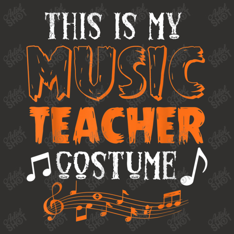 Funny This Is My Scary Music Teacher Halloween Costume Party Retro Champion Hoodie | Artistshot