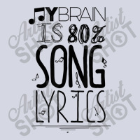 My Brain Is 80 Song Lyrics Music Lover Novelty Tee Day Gift Fleece Short | Artistshot