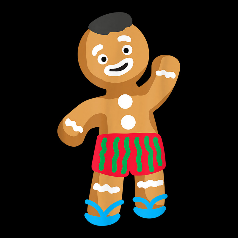 Gingerbread Man In Swimming Trunks  Christmas In July T Shirt Zipper Hoodie by CrespinoEllawyn | Artistshot