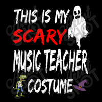 Halloween This Is My Scary Music Teacher Costume Witch Ghost Design Ch V-neck Tee | Artistshot