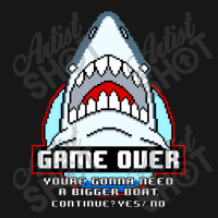 Game Over Shark Medium-length Apron | Artistshot