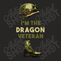 Patriot Soldier I'm The Dragon Veteran Music Vintage Retro Ladies Fitted T-shirt | Artistshot