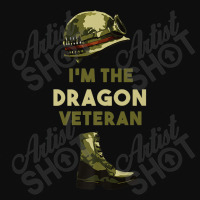 Patriot Soldier I'm The Dragon Veteran Music Vintage Retro Crop Top | Artistshot