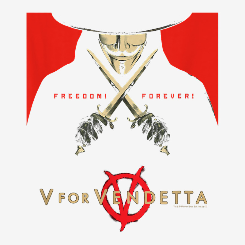 V For Vendetta Freedom Forever T Shirt Round Patch By Evansjalayia
