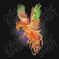 Phoenix Rising Watercolor Fantasy Mythical Mystic Funny Gift Scorecard Crop Tee | Artistshot