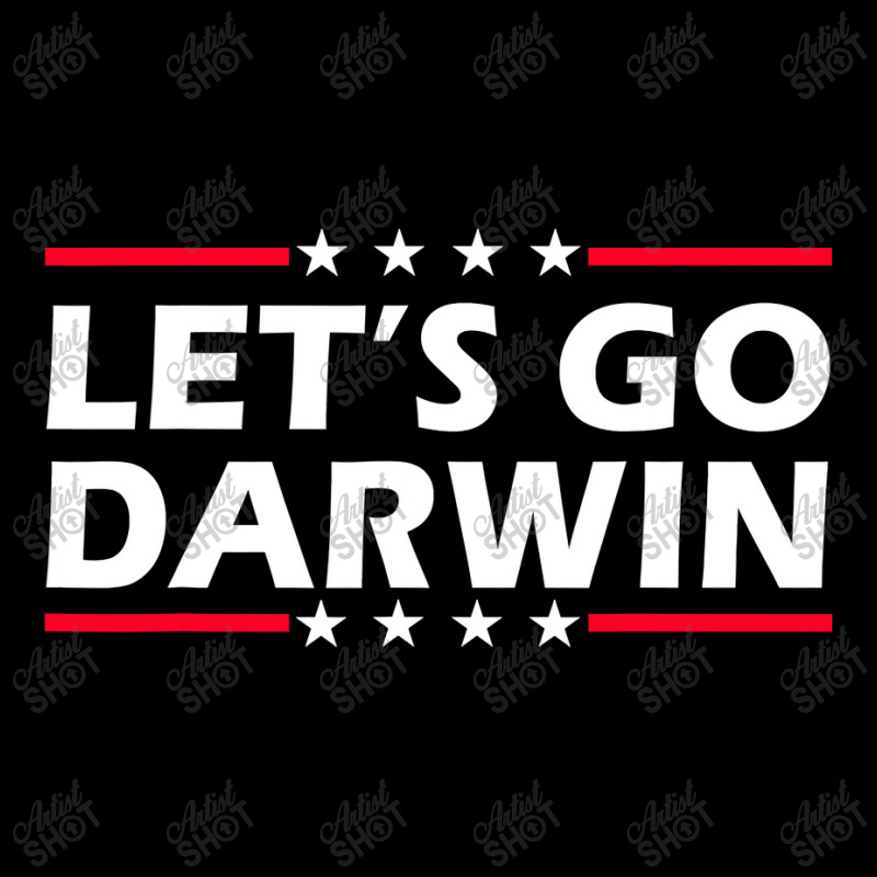 Lets Go Darwin Funny Sarcastic Women Men Let’s Go Darwin Cropped Hoodie by moonlight2270 | Artistshot