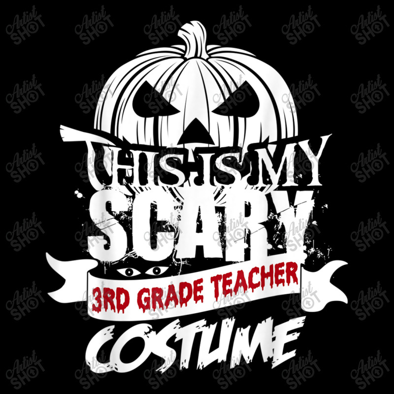 This Is My Scary 3rd Grade Teacher Costume Halloween Shirt Cartoon Cha Pocket T-shirt | Artistshot