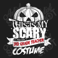 This Is My Scary 3rd Grade Teacher Costume Halloween Shirt Cartoon Cha Classic T-shirt | Artistshot