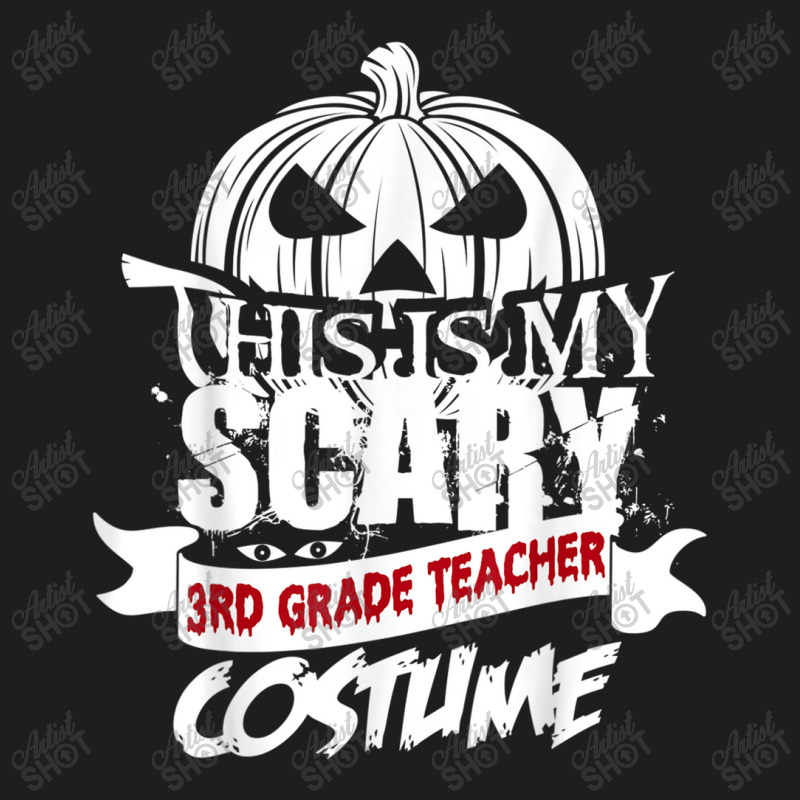 This Is My Scary 3rd Grade Teacher Costume Halloween Shirt Cartoon Cha Classic T-shirt | Artistshot