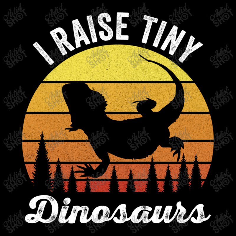 Retro I Raise Tiny Dinosaurs Funny Vintage Bearded Dragon Men Women Kids Cap | Artistshot