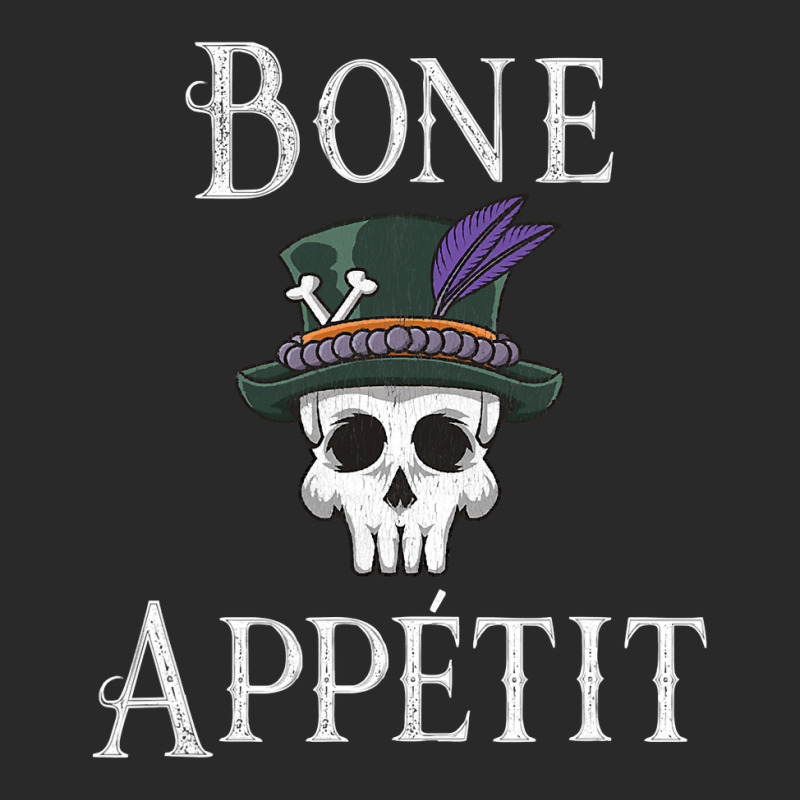 Vintage New Orleans Theme Voodoo Skull Fun Bone Appetit Pun T Shirt Printed hat by LoriMccarty89 | Artistshot