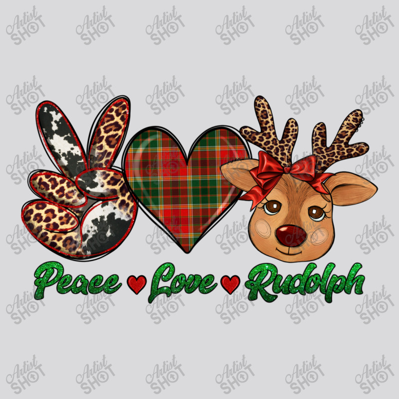 Peace Love Rudolph Women's Triblend Scoop T-shirt | Artistshot