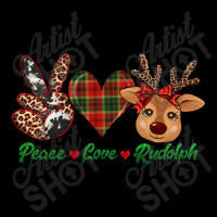 Peace Love Rudolph Cropped Sweater | Artistshot