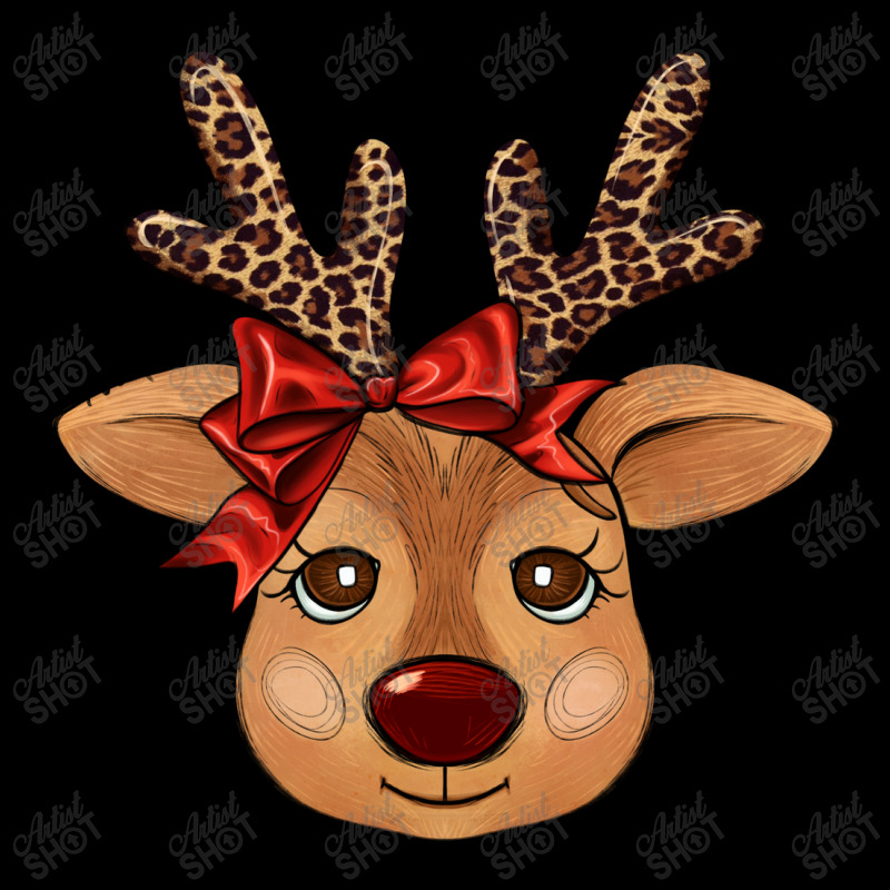 Reindeer Face Cropped Sweater | Artistshot