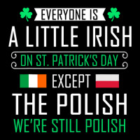 Polish Irish On St Patrick's Day Portrait Canvas Print | Artistshot