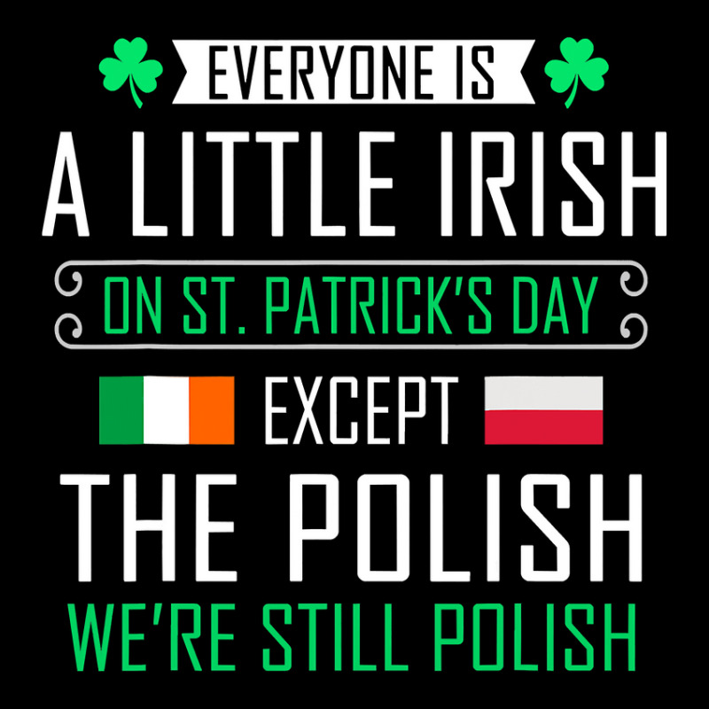 Polish Irish On St Patrick's Day Portrait Canvas Print | Artistshot