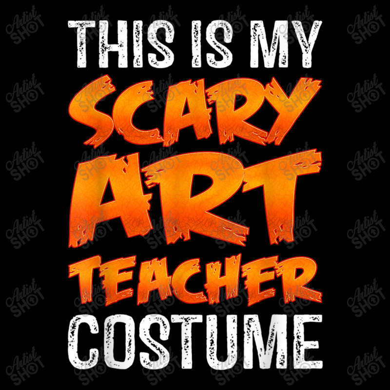 This Is My Scary Art Teacher Costume Shirt Funny Halloween Design Char Men's Long Sleeve Pajama Set | Artistshot