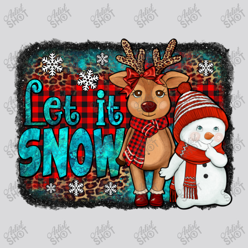 Let It Snow Reindeer And Snowman Women's Triblend Scoop T-shirt | Artistshot