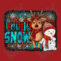 Let It Snow Reindeer And Snowman Waist Apron | Artistshot