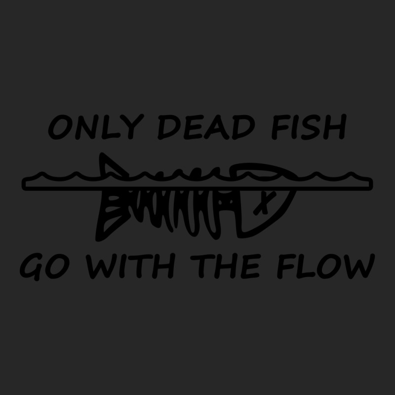 Only Dead Fish Go With The Flow T Shirt Men's T-shirt Pajama Set | Artistshot