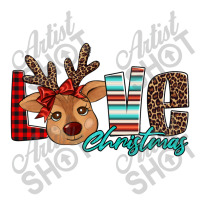 Love Christmas Reindeer Crop Top | Artistshot