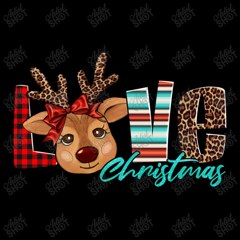 Love Christmas Reindeer Cropped Sweater | Artistshot