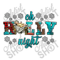 Oh Holly Night Baby Jesus Women's V-neck T-shirt | Artistshot