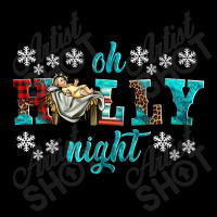 Oh Holly Night Baby Jesus Cropped Sweater | Artistshot