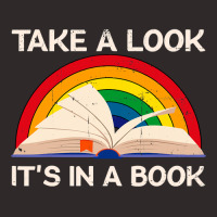 Vintage Sunset Rainbow Take A Look It S In A Book Reading T Shirt Racerback Tank | Artistshot