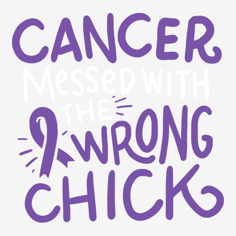 Pancreatic Cancer Awareness Pancreas Chemo Purple Ribbon Long Sleeve T ...