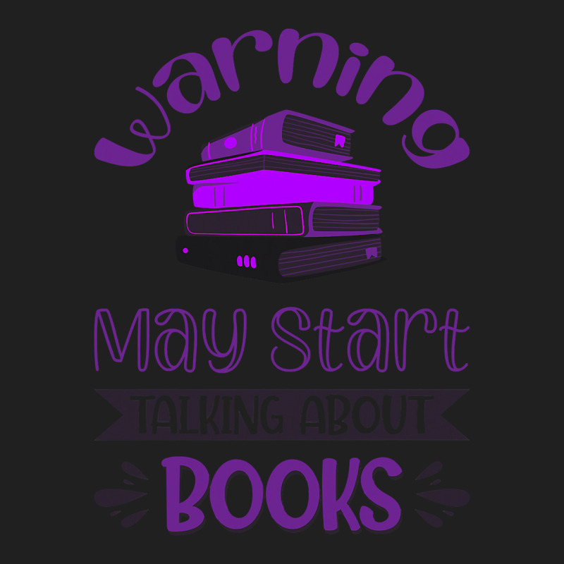 Warning, May Start Talking About Books Book Lover T Shirt Ladies Polo Shirt by sieuduong86 | Artistshot