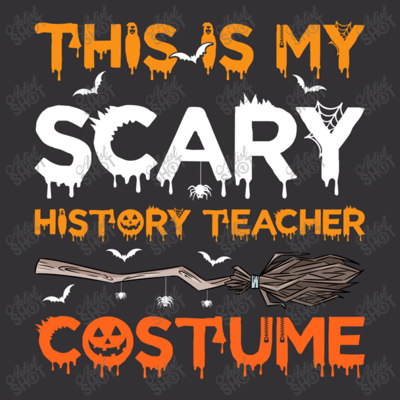 This Is My Scary History Teacher Costume Halloween Arts Characters Vintage Short | Artistshot