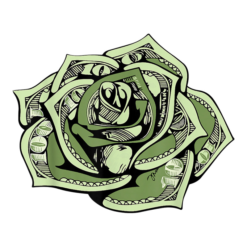 money rose tattoo stencil