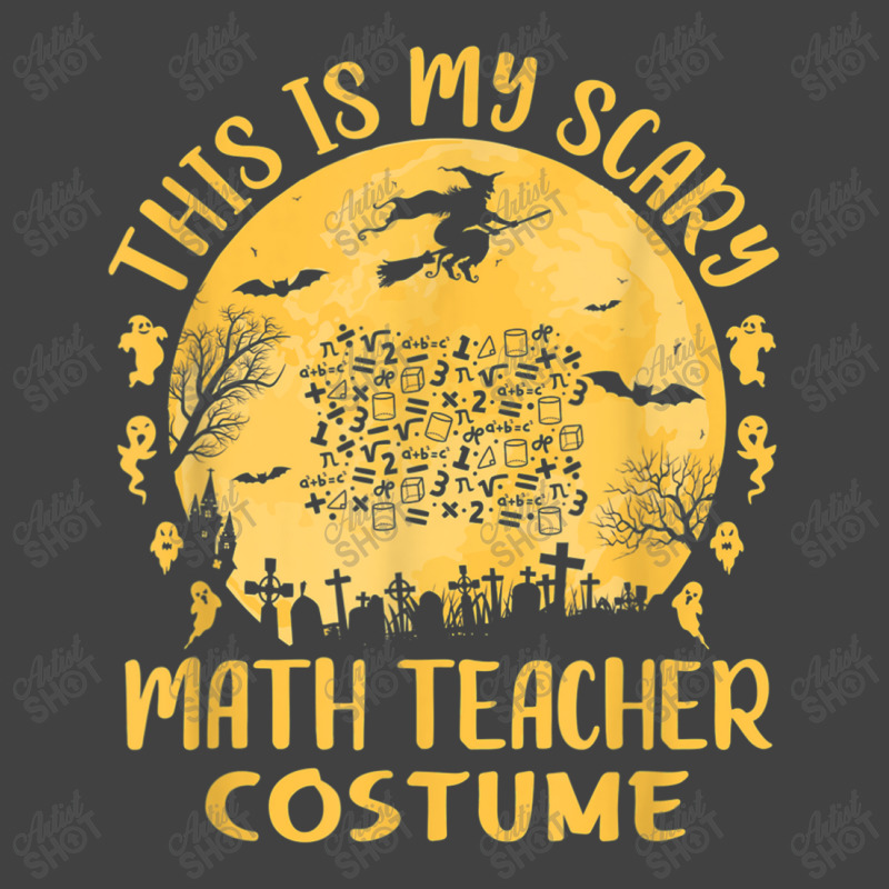 This Is My Scary Math Teacher Costume Halloween Celebration Mask Vintage T-shirt | Artistshot