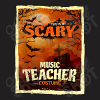 This Is My Scary Music Teacher Halloween Costume Retro T-shirt | Artistshot