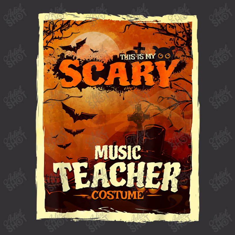 This Is My Scary Music Teacher Halloween Costume Retro Vintage Hoodie | Artistshot