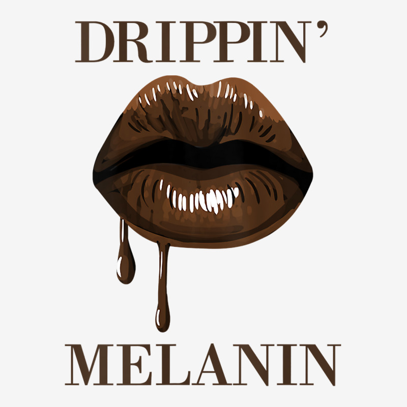 Womens Drippin Melanin Lips Black History Pride Blm African Women Tank Landscape Canvas Print | Artistshot