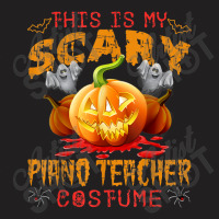 This Is My Scary Piano Teacher Costume Pumpkin Halloween Design Charac T-shirt | Artistshot