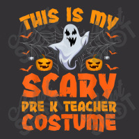 This Is My Scary Pre K Teacher Costume Halloween Arts Characters Vintage Hoodie And Short Set | Artistshot