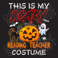 This Is My Scary Reading Teacher Costume Pumpkin Halloween Funny Gifts T-shirt | Artistshot