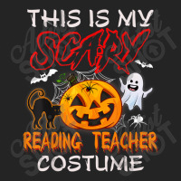 This Is My Scary Reading Teacher Costume Pumpkin Halloween Funny Gifts 3/4 Sleeve Shirt | Artistshot