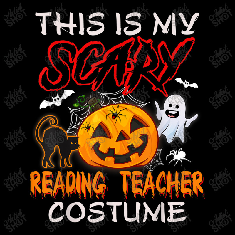 This Is My Scary Reading Teacher Costume Pumpkin Halloween Funny Gifts Men's Long Sleeve Pajama Set | Artistshot