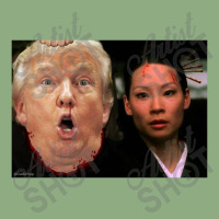 Trump Meets O Ren Ishii   Trump Round Patch | Artistshot