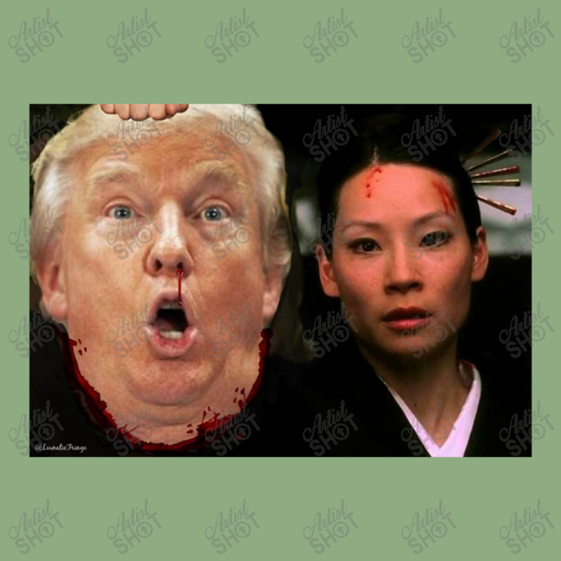 Trump Meets O Ren Ishii   Trump Bicycle License Plate | Artistshot