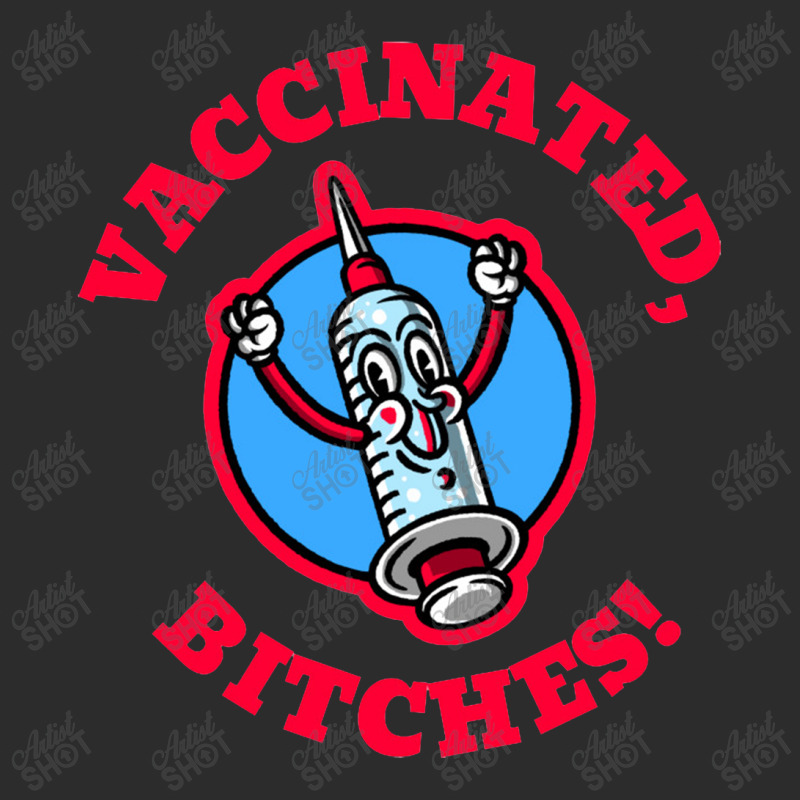 Vaccinated, Bitches   Vaccinated Cropped Hoodie by obatpari | Artistshot