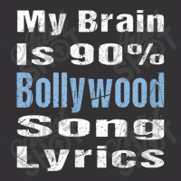 My Brain Is 90 Bollywood Song Lyrics Funny Novelty My Favorite People Vintage Hoodie | Artistshot